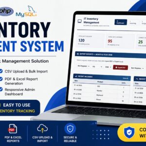 IT Inventory Management System in PHP and MySQL with Source Code