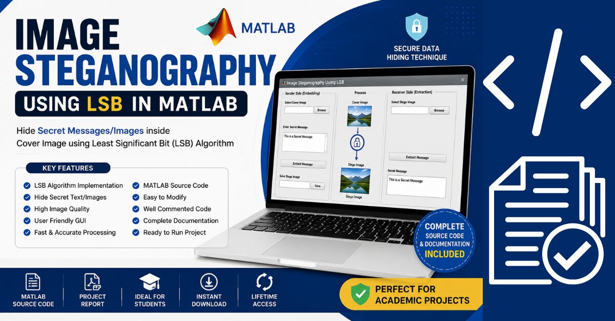 Image Steganography Using LSB in MATLAB with Source Code | Complete MATLAB Project Image Steganography Using LSB in MATLAB