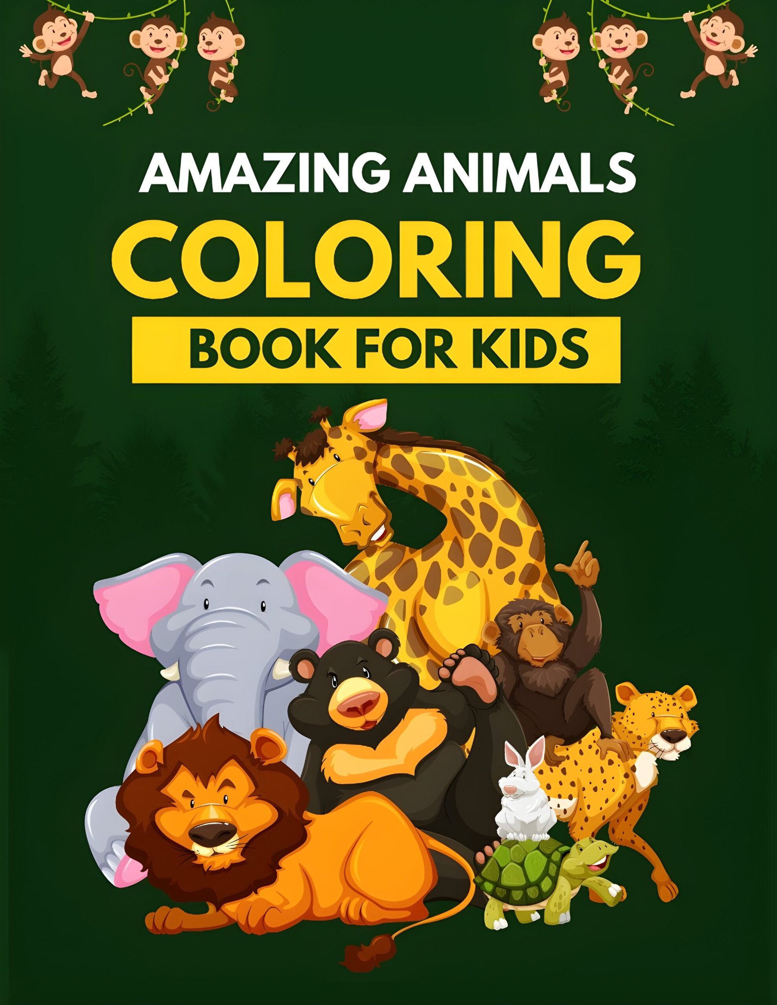 Animal Coloring Book for Kids PDF | Printable Animal Coloring Pages Kids Coloring Book PDF